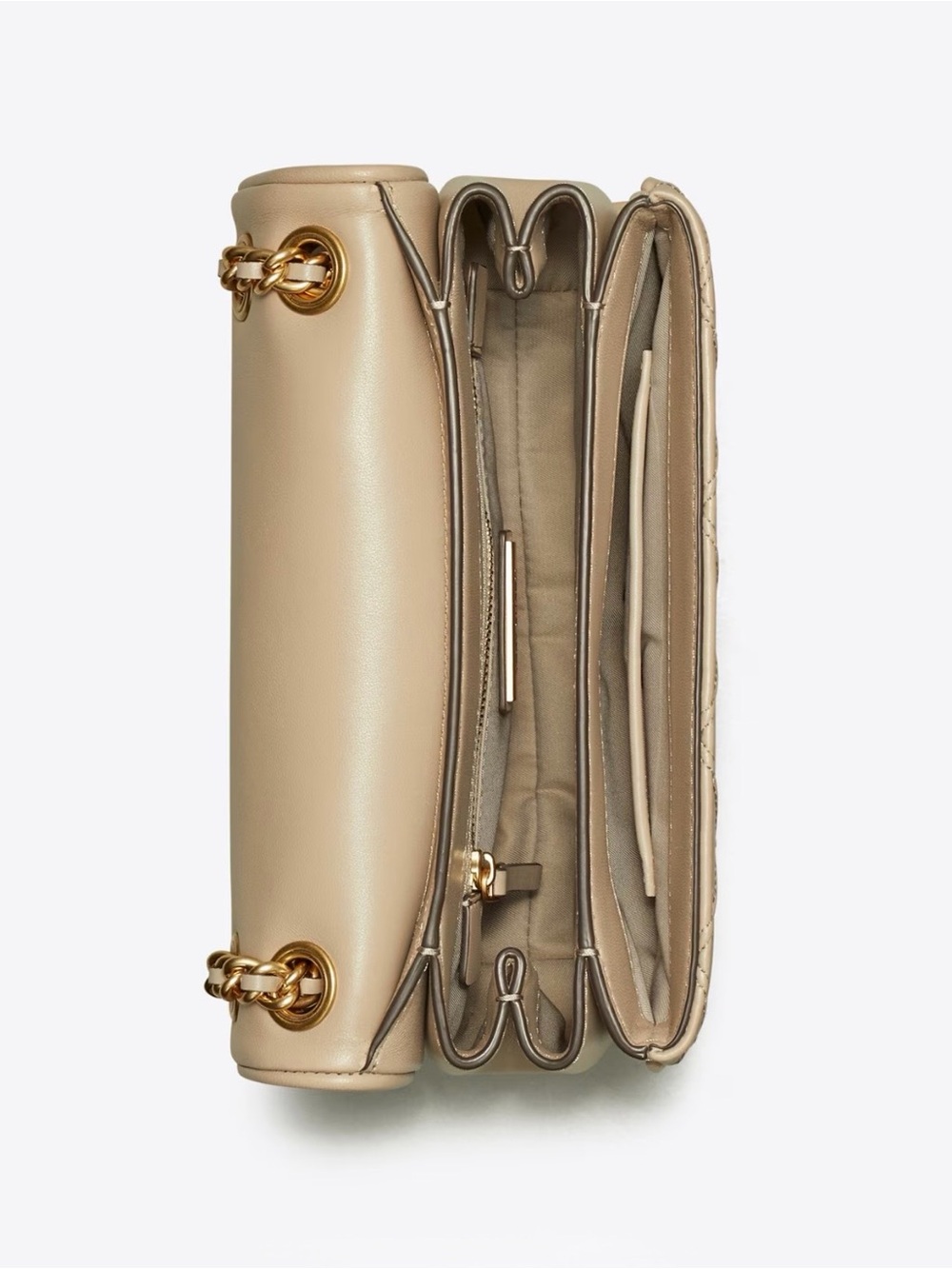 Tory Burch Small Fleming Soft Shoulder Bag in Fresh Clay MSRP $630 NEW - Picture 4 of 10